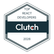 WebSpero Clutch Top React Developer 2026 Award