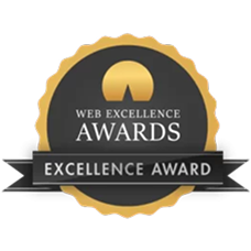 Web Excellence Award recognition badge for WebSpero