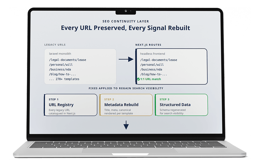 SEO and URL Preservation Layer