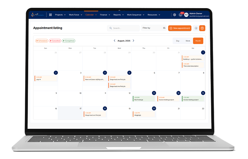 Calendar & Appointment Scheduling